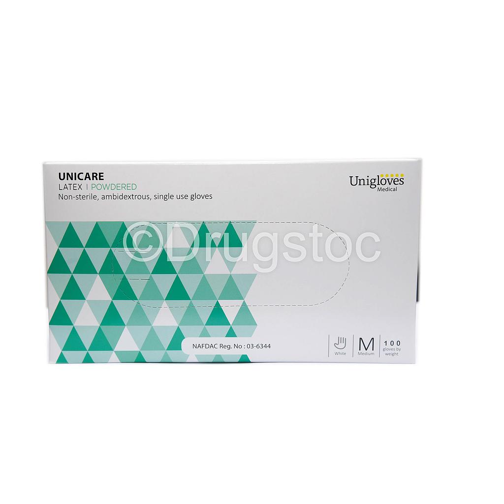 Unicare Latex Gloves x 100