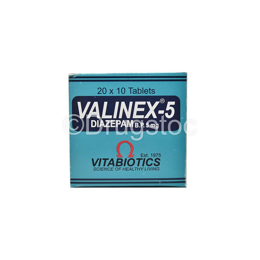 Valinex 5mg Tablets x 200'' (Controlled)