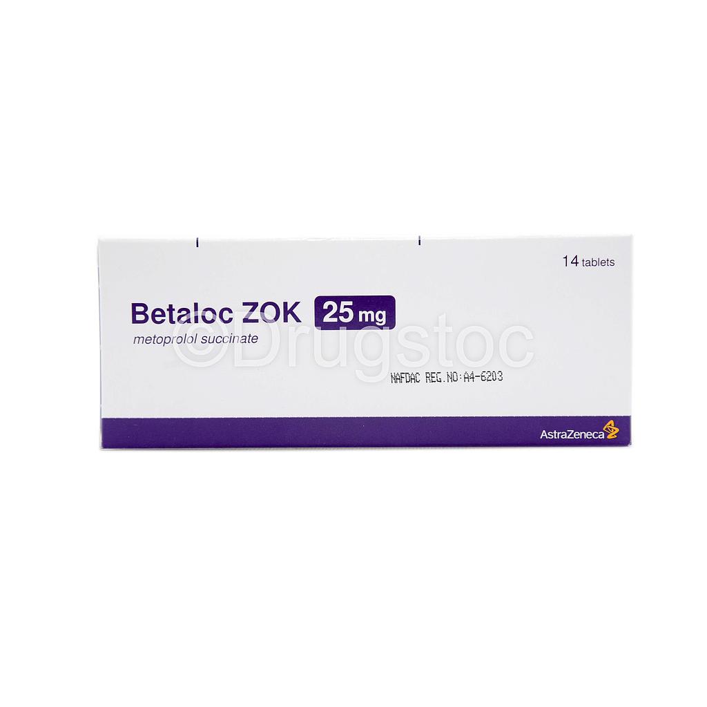 Betaloc ZOK 25mg Tablets x 14''