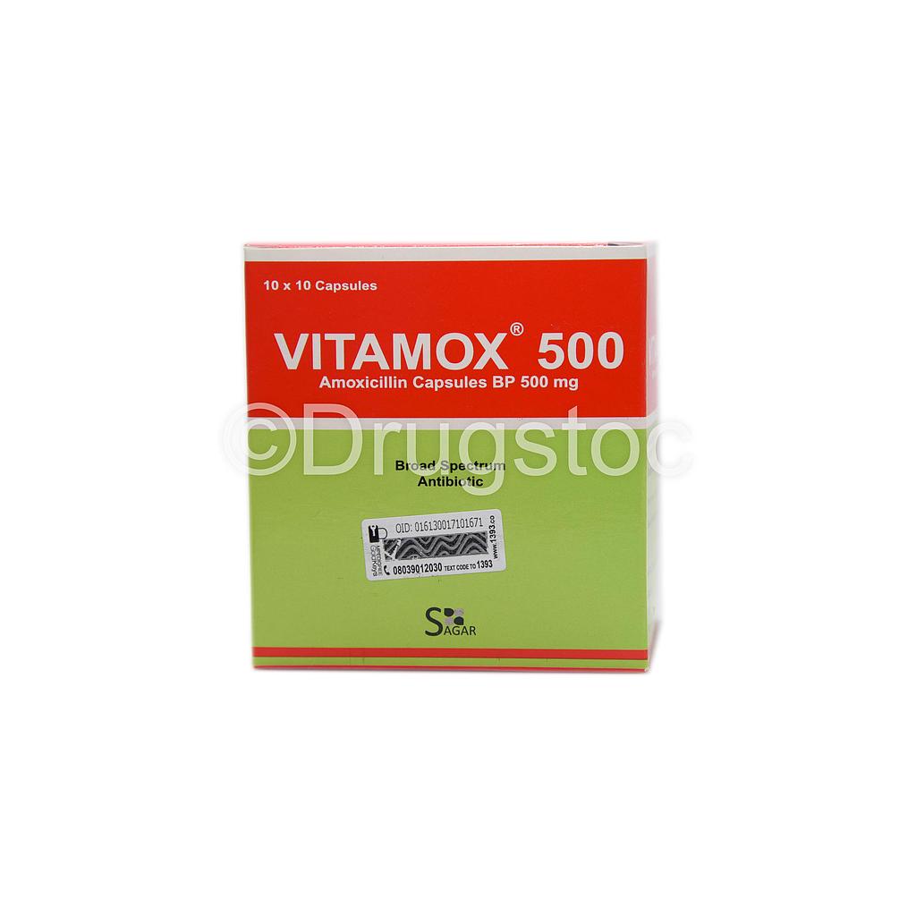 Vitamox 500mg Capsules x 100''