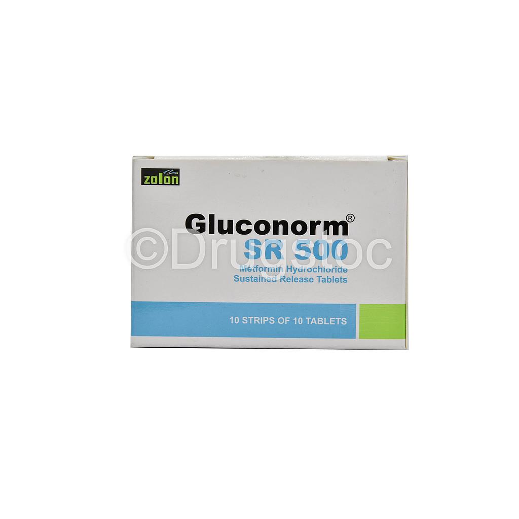 Gluconorm SR 500mg Tablets x 100''