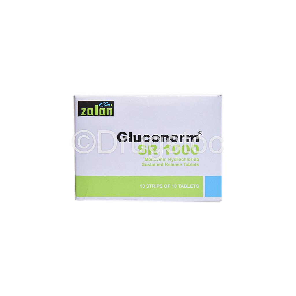 Gluconorm SR 1000mg Tablets x 100''