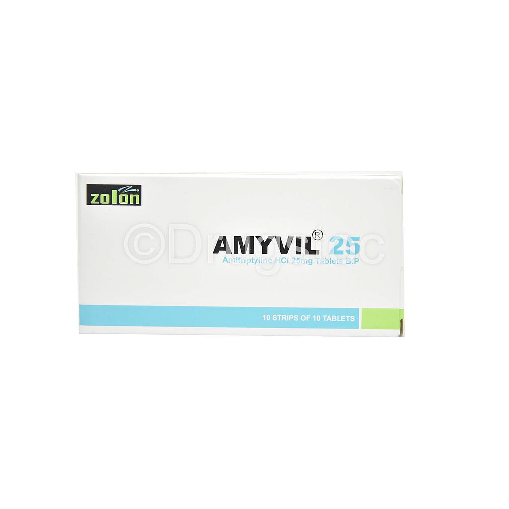Amyvil 25mg Tablets x 100''