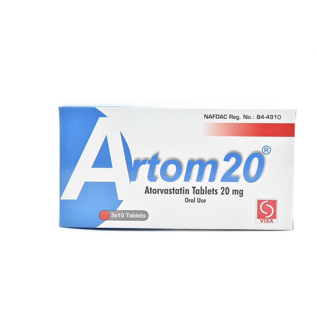 Artom 20mg Tablets x 30''