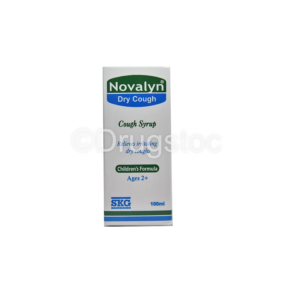 Novalyn Dry Cough Syrup 100mL (Children)