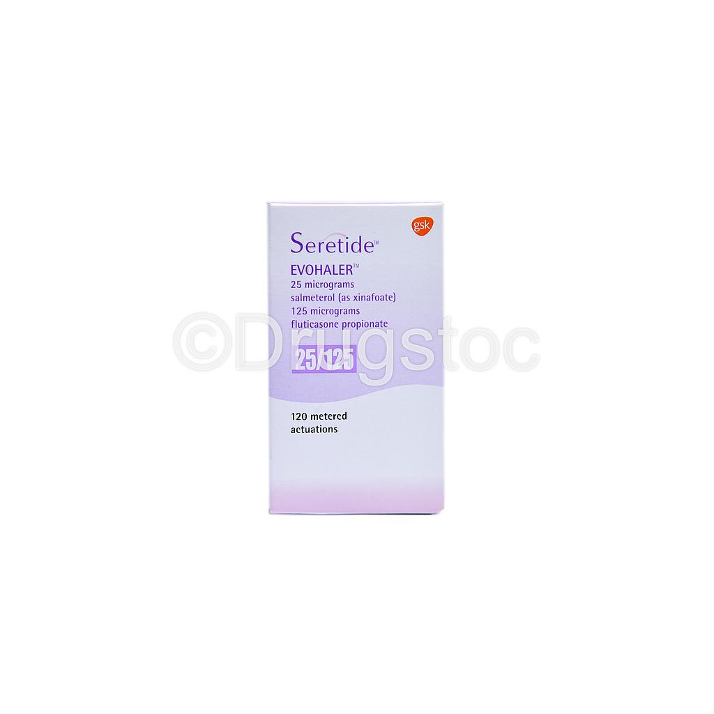 Seretide 25/125mcg (120 Doses) Evohaler x 1''