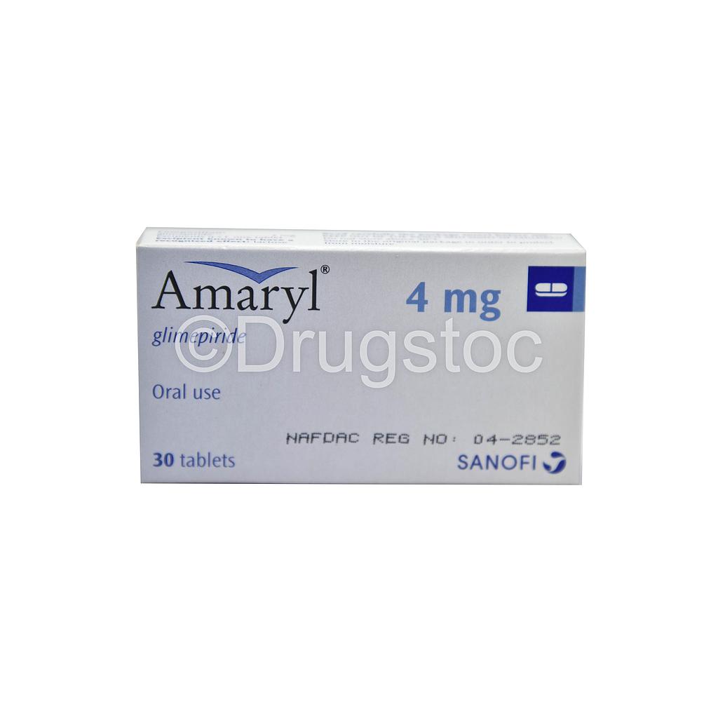 Amaryl® 4mg Tablets x 30''