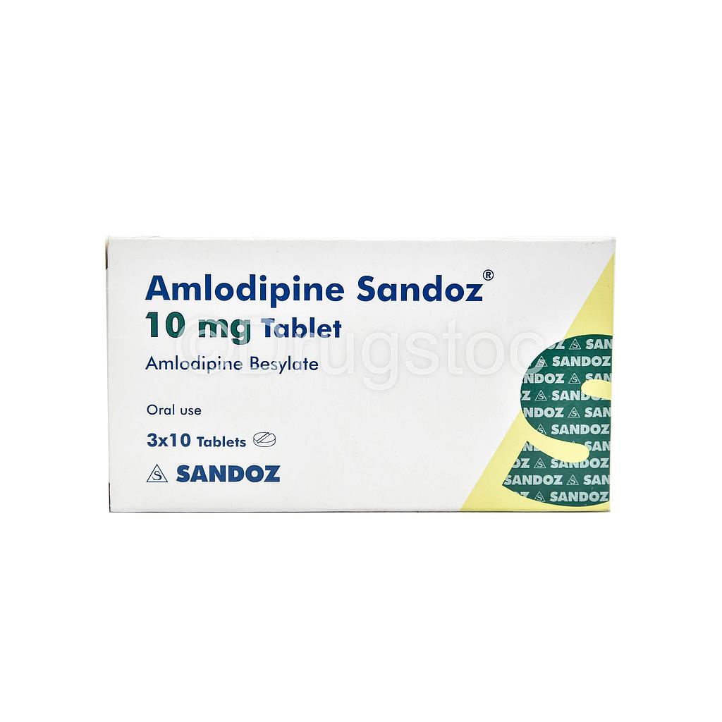 Sandoz Amlodipine 10mg Tablets x 30''