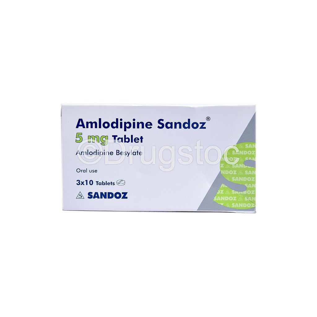 Sandoz Amlodipine 5mg Tablets x 30''