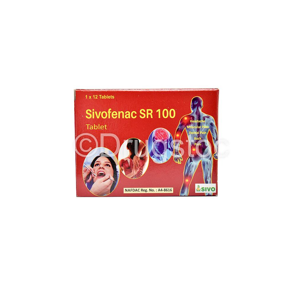 Sivofenac SR 100 Tablets x 12''