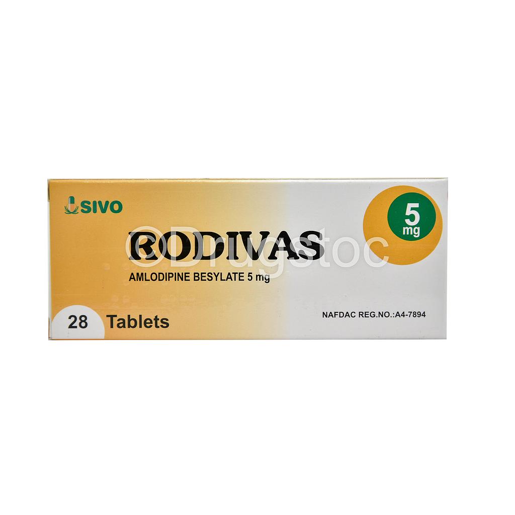 Rodivas 5mg Tablets x 28''