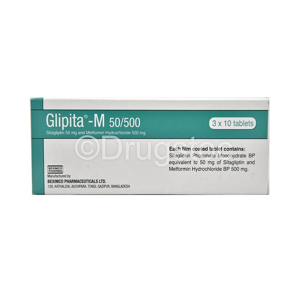 Glipita M 50mg/500mg  Tablets x 30''