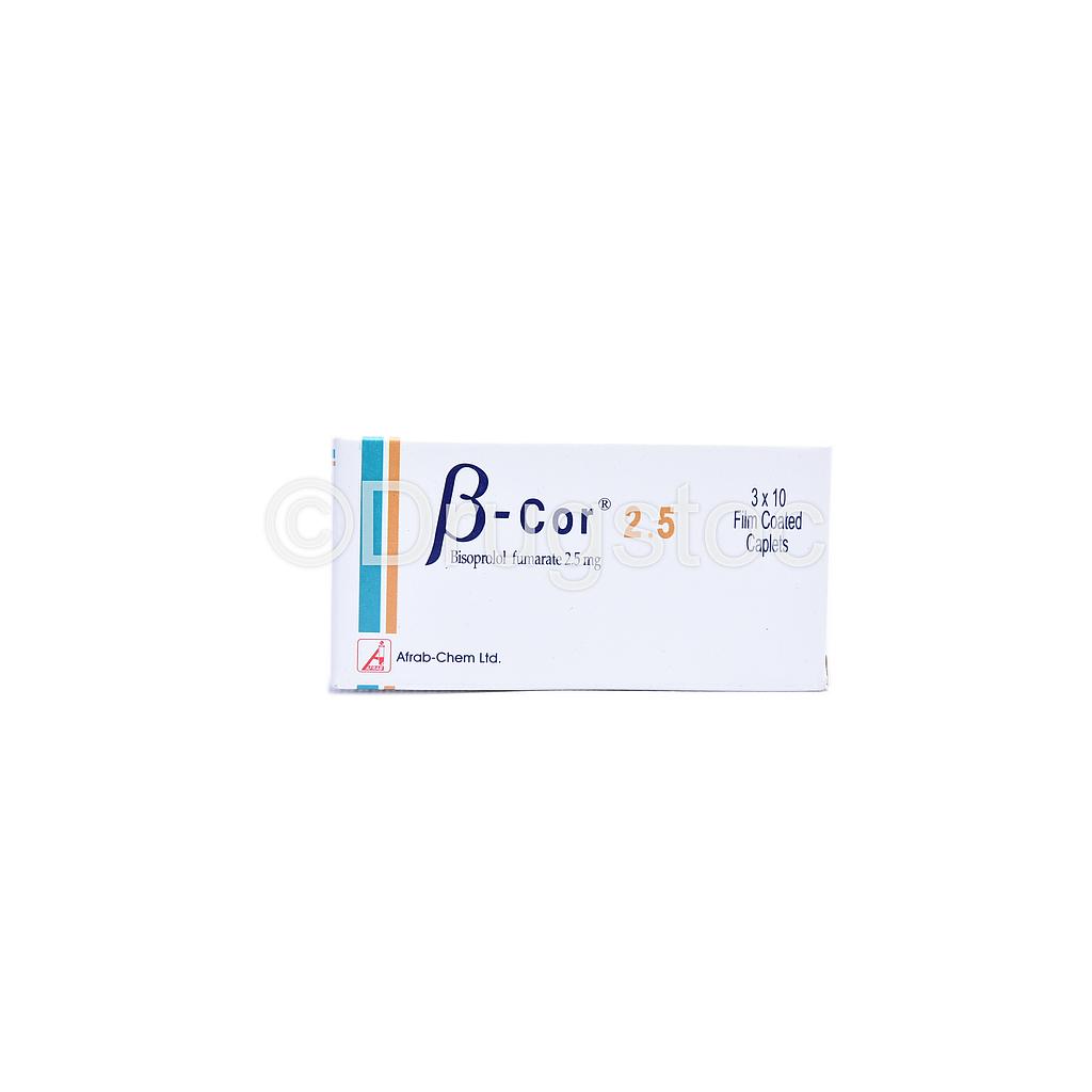 B-Cor 2.5mg Tablets x 30''