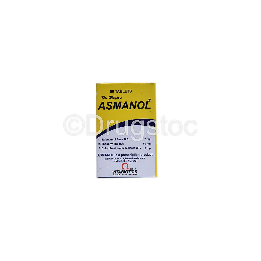 Asmanol Tablets x 50''