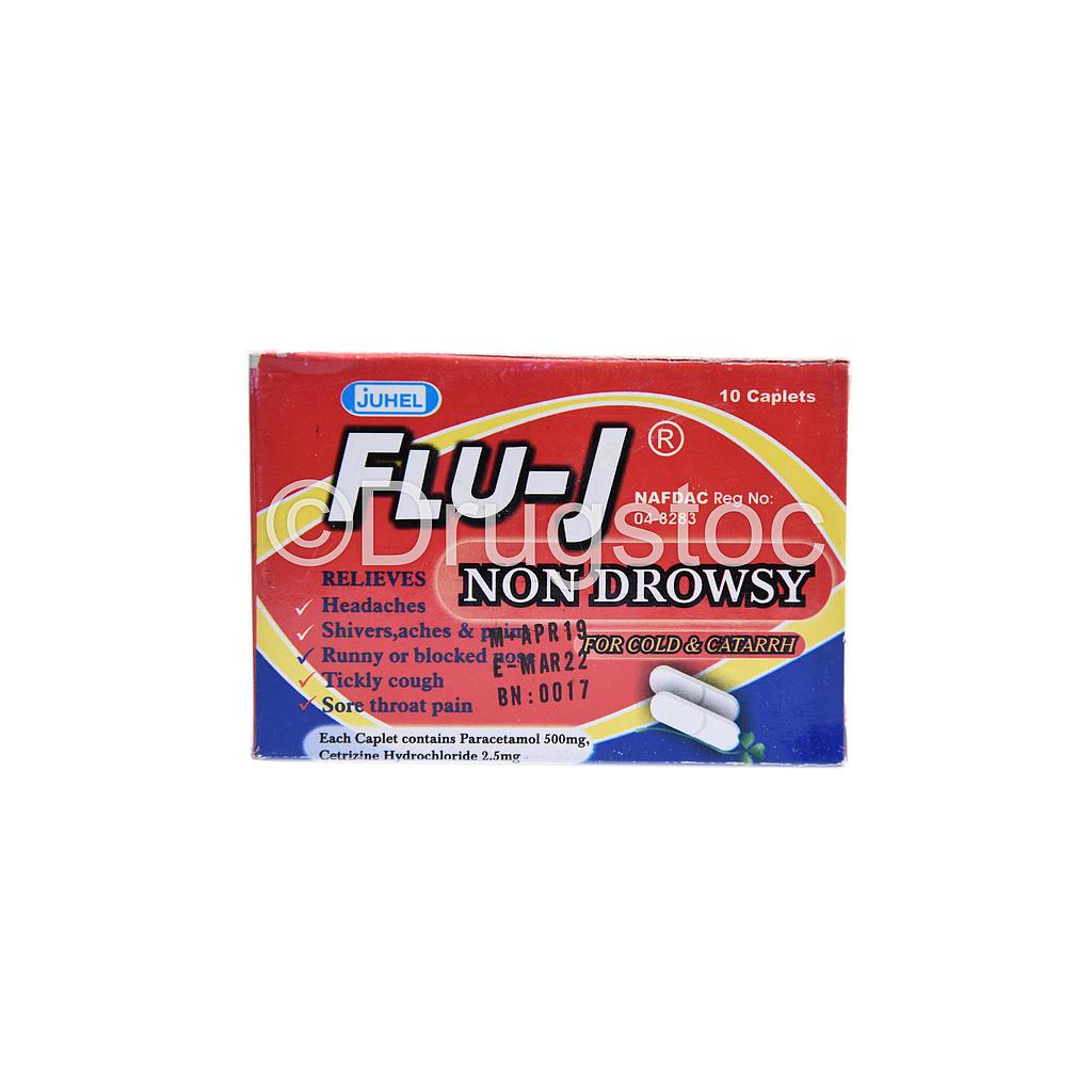 Flu J Non Drowsy Capsules x 10''