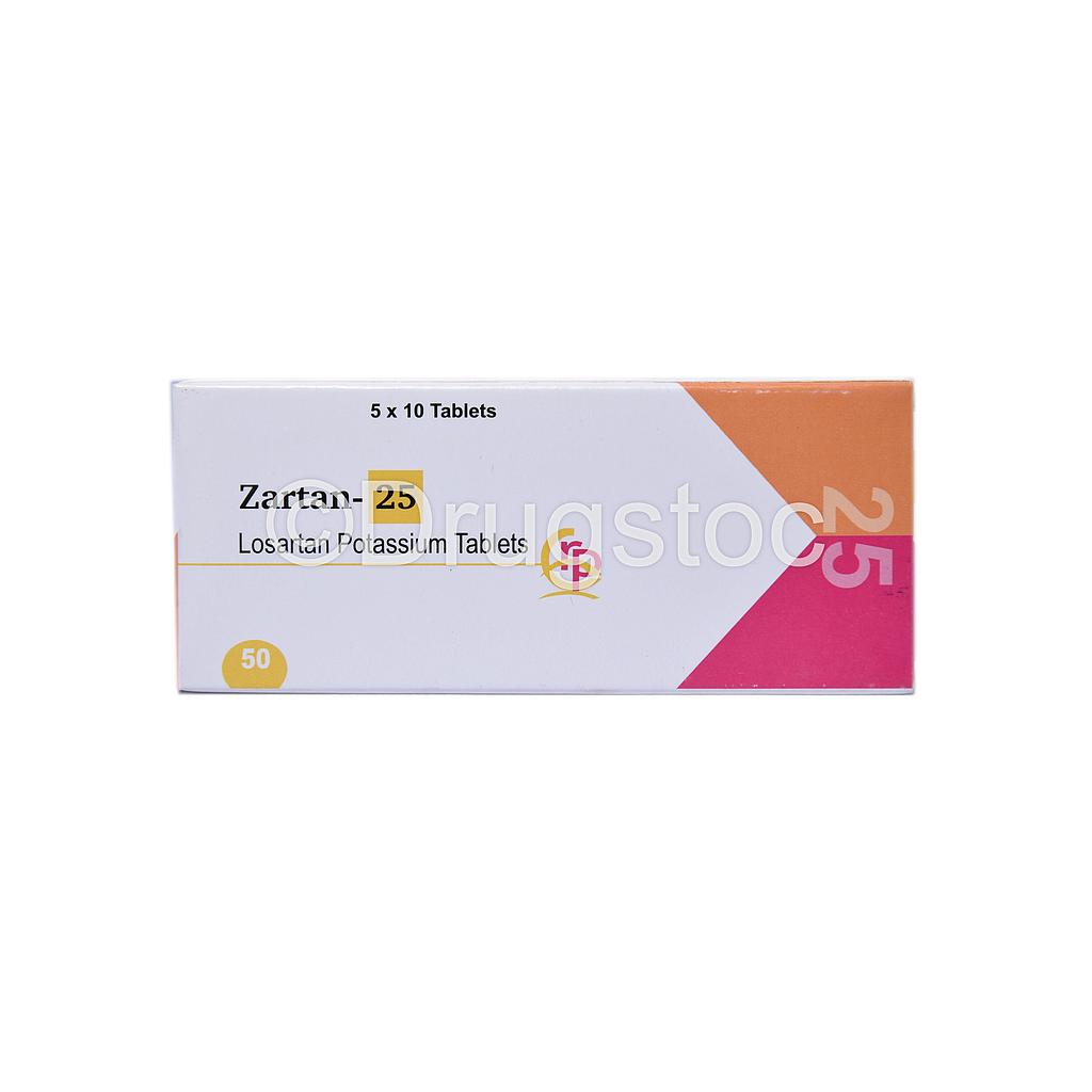 Zartan 25mg Tablets x 50''