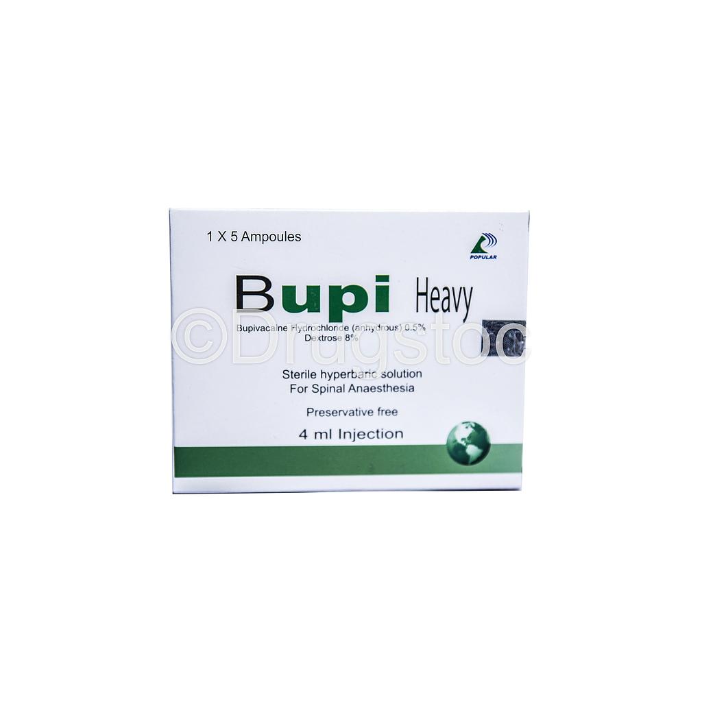 Heavy Bupivacaine Injection x 5 Ampoules
