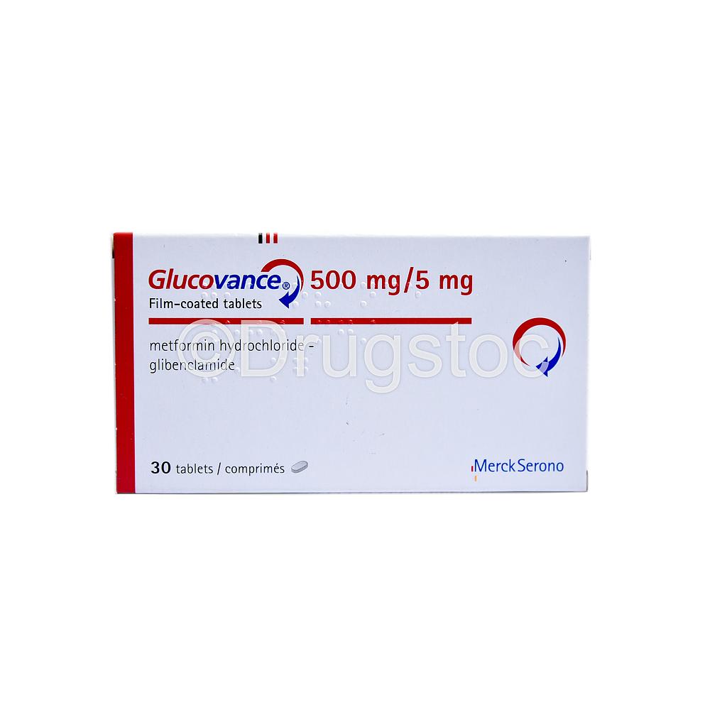 Glucovance 500mg/5mg Tablets x 30''