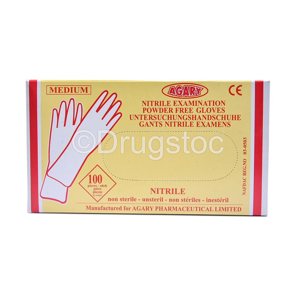 Agary Powder Free Nitrile Gloves x100