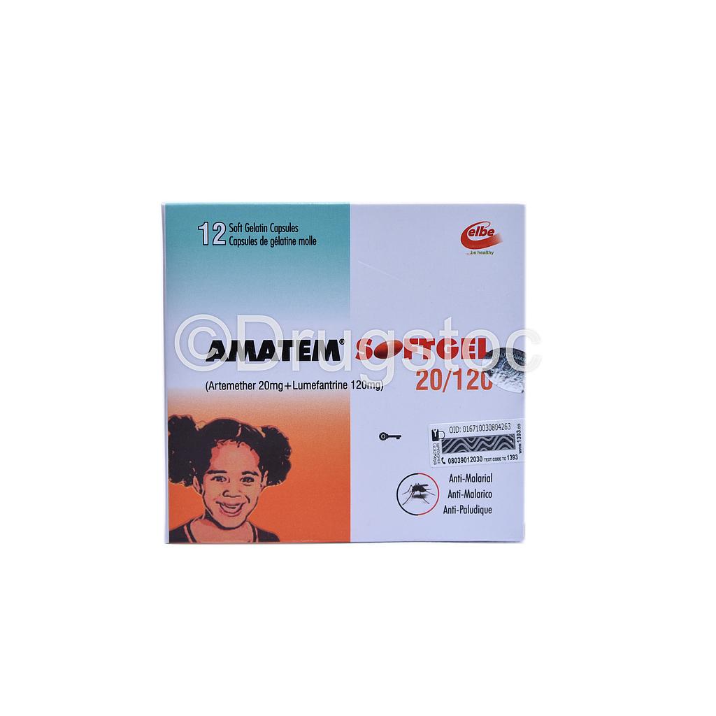 Amatem (20/120) Softgels x 12''