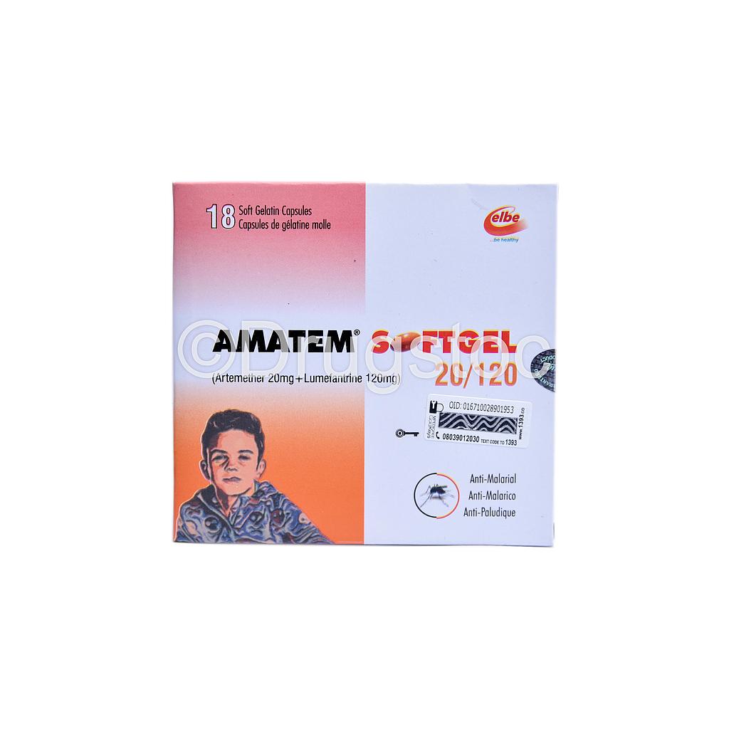 Amatem (20/120) Softgels x 18''