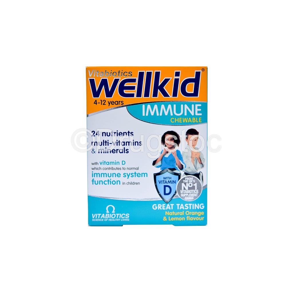 Wellkid Immune Chewable Tab x 30