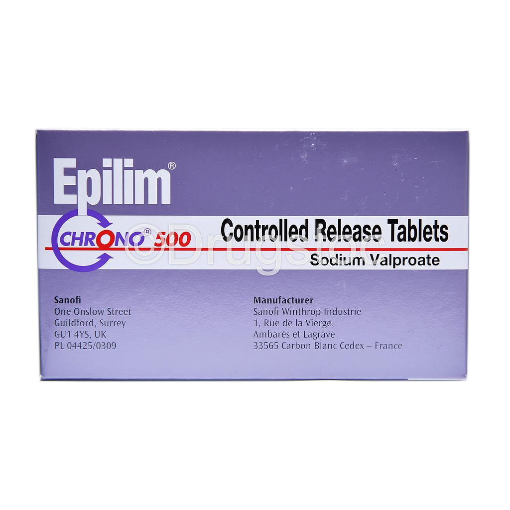 Epilim 500mg Chrono Tablets x 100''