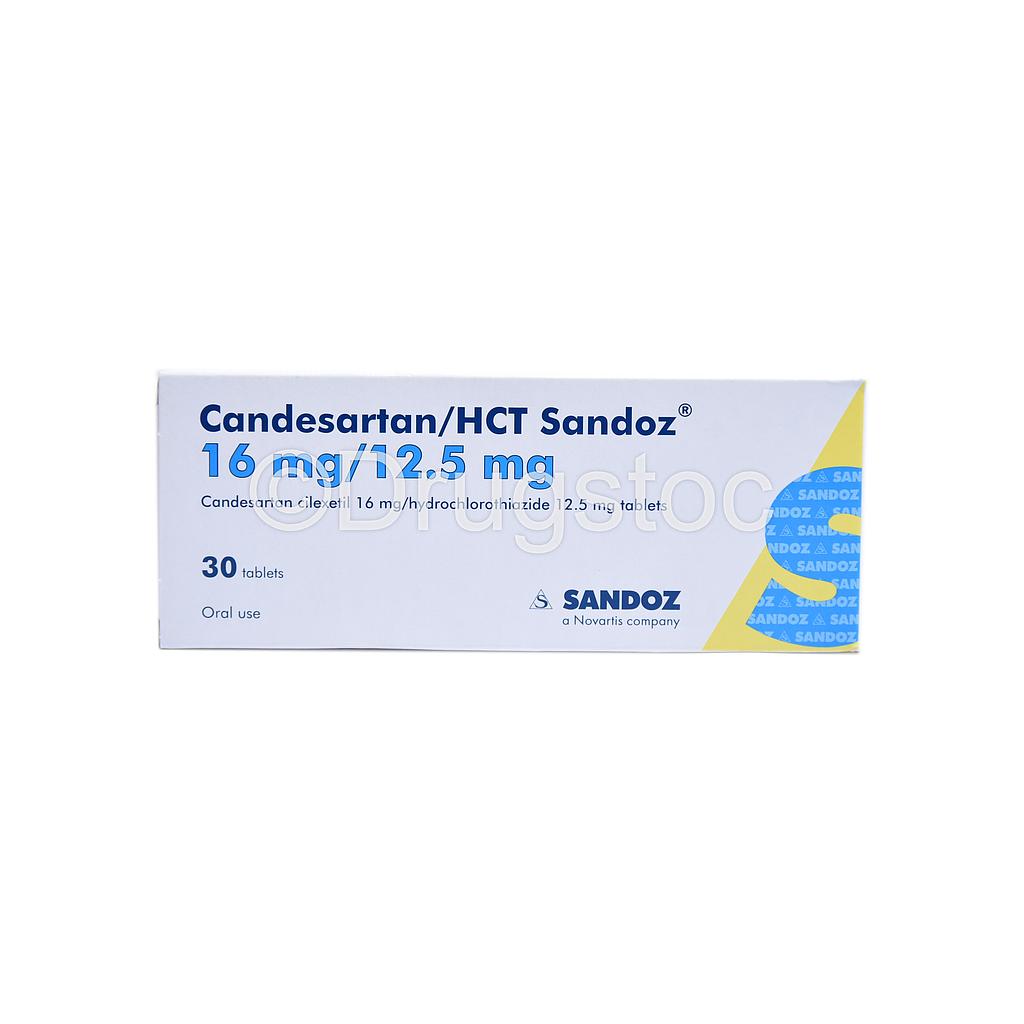 Sandoz Candersatan 16mg/12.5mg Tablets x 30''