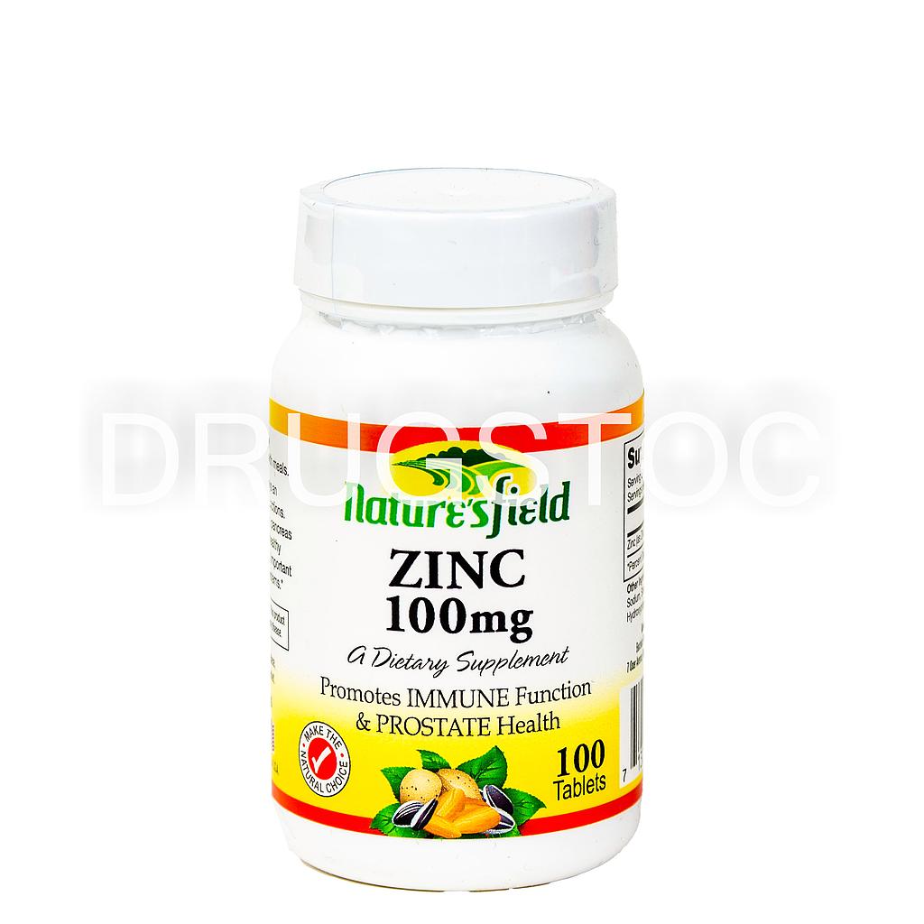 Nature'sfield Zinc 100mg X 100