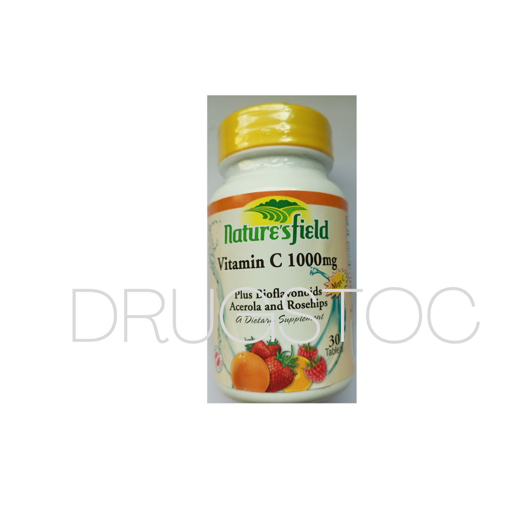 Nature'sfield Vitamin C 1000mg (Mega C) X 30