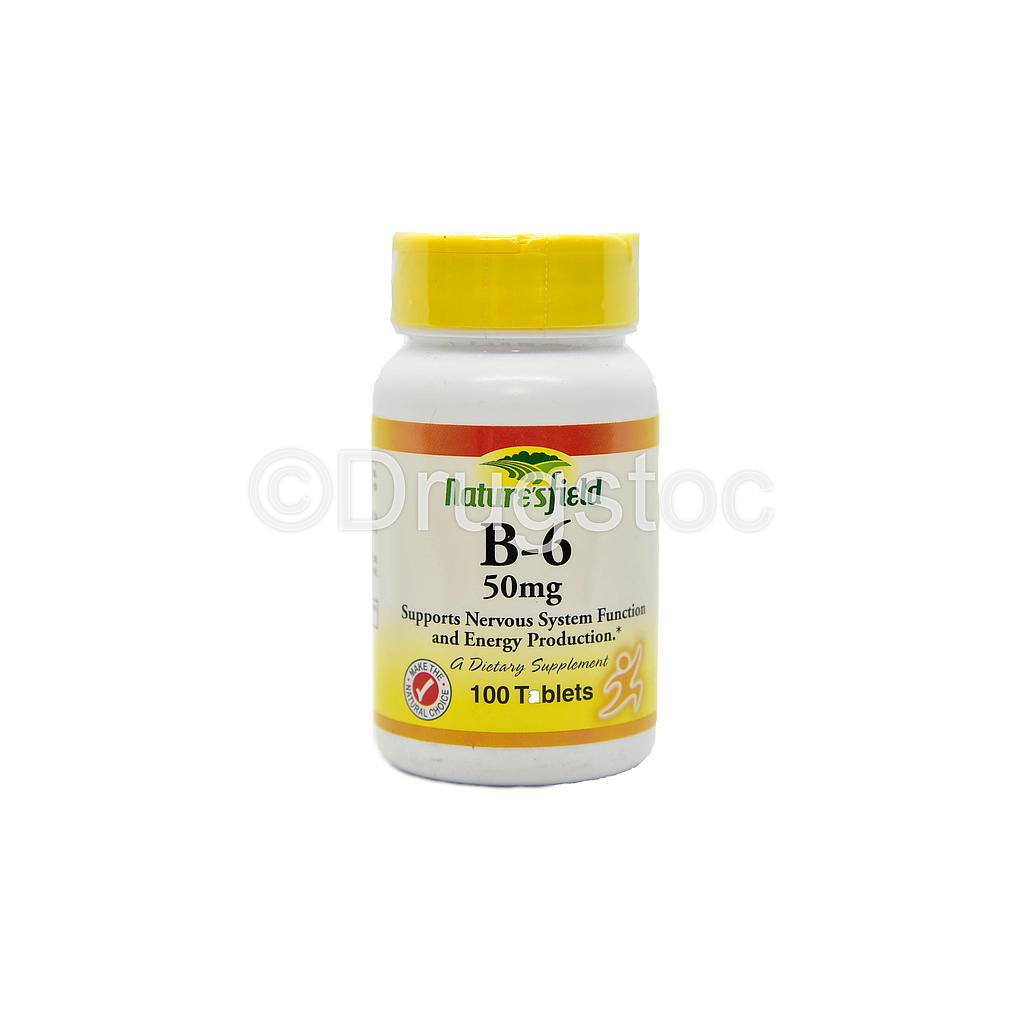 Nature'sfield Vitamin B-6 50mg X 100