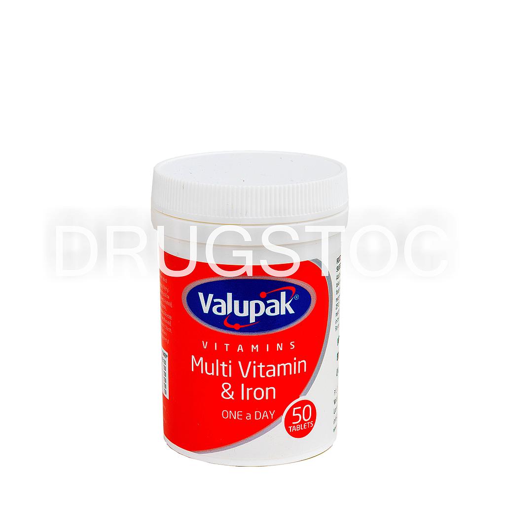 Valupak Multivitamin & Iron X 50