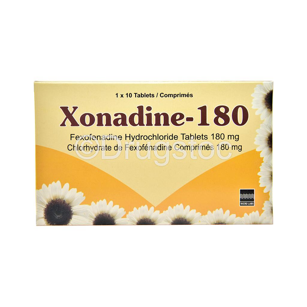 Xonadine 180mg Tablets x 10''