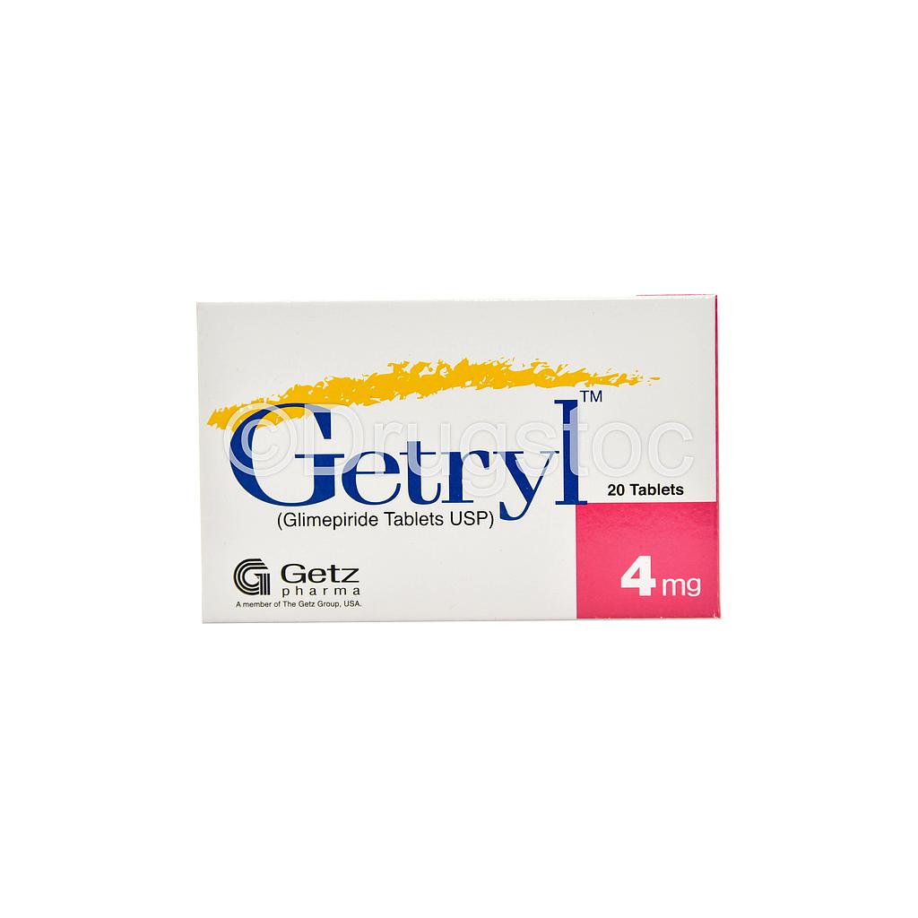 Getryl 4mg Tablets X 20