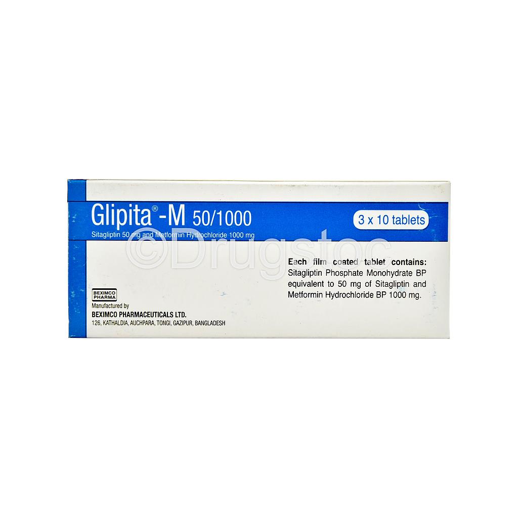 Glipita-M 50/1000 Tablets x 30''