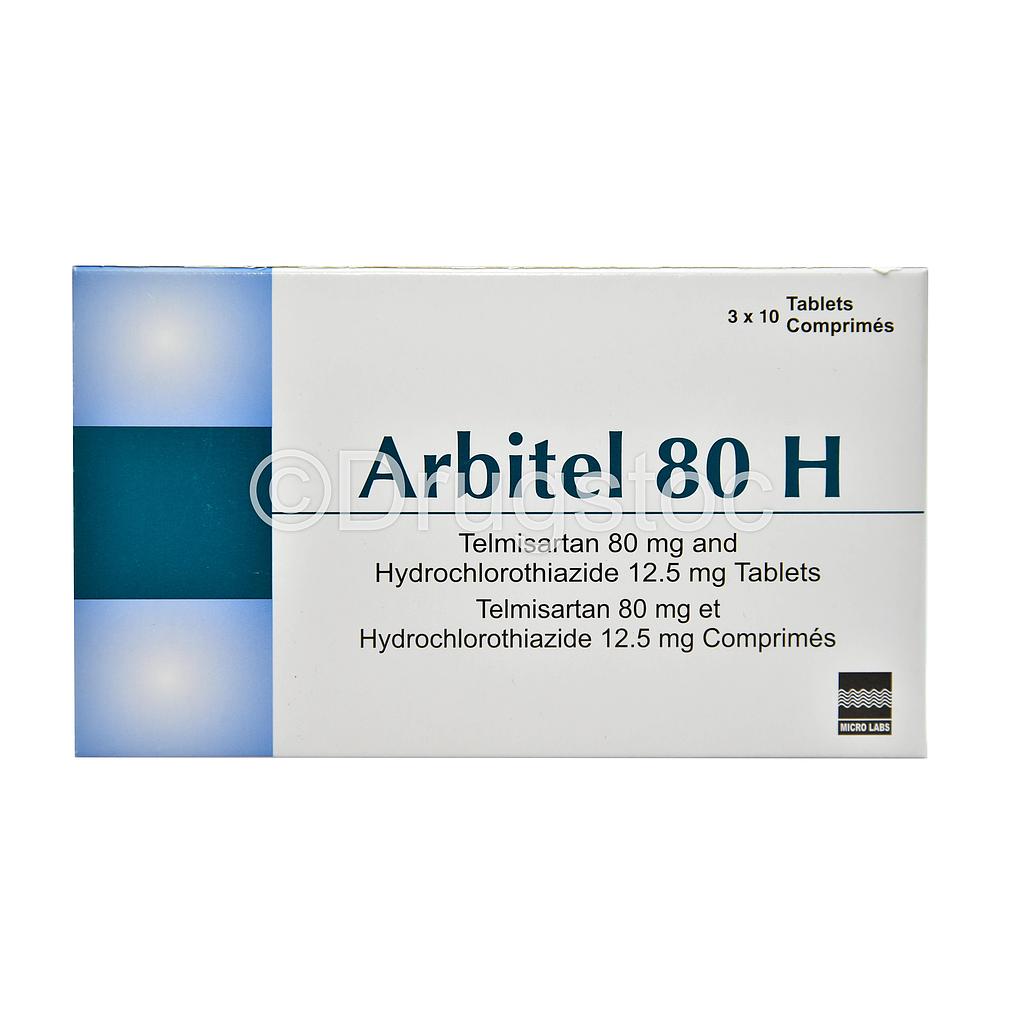 Arbitel-H 80mg/12.5mg x 30''