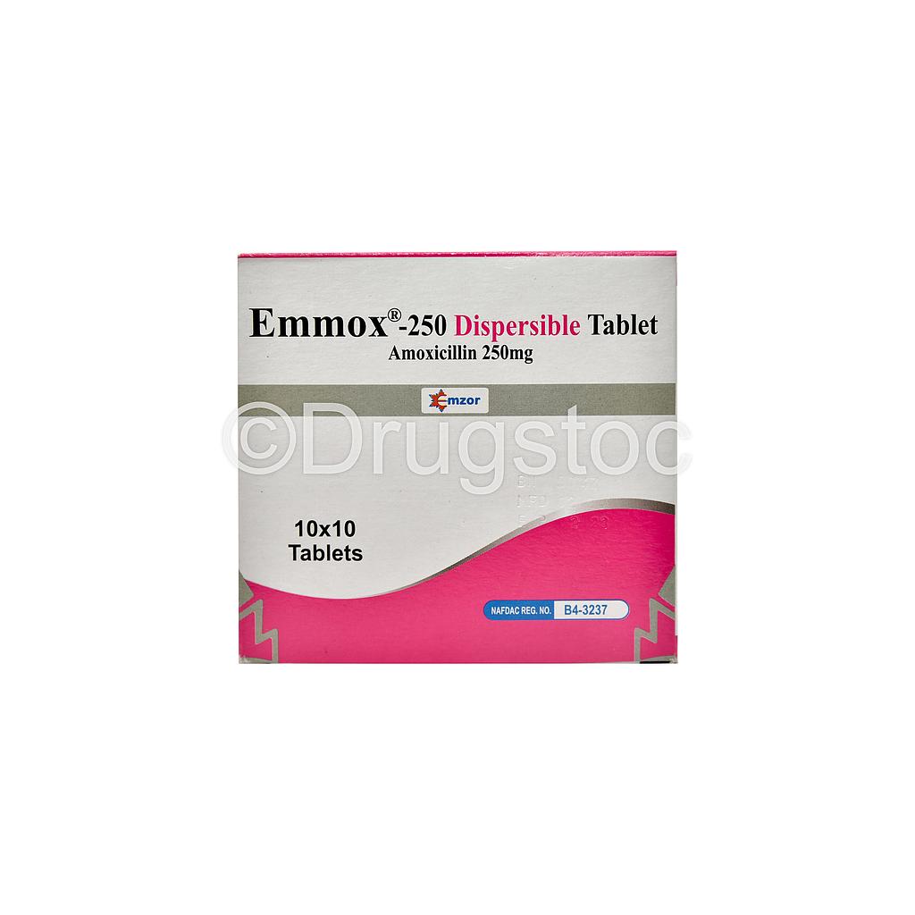 Emmox®-250 Dispersible Tablets x 100''