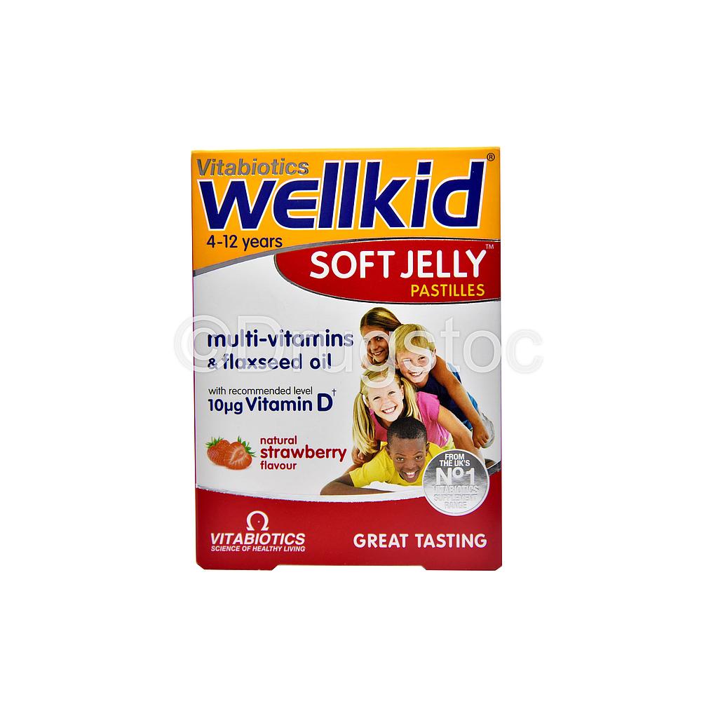Wellkid Soft Jelly Pastilles Strawberry