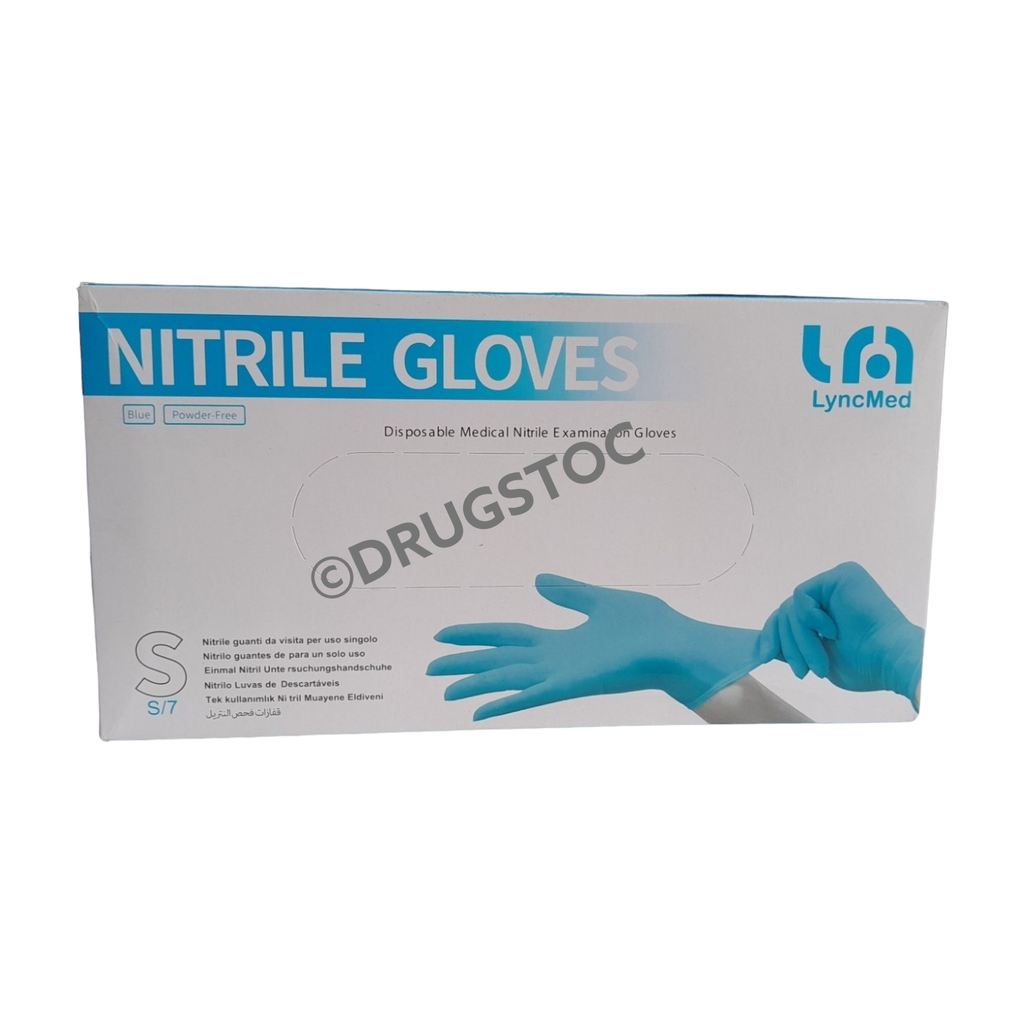 Disposable Nitrile Gloves Large x 100(Blue)