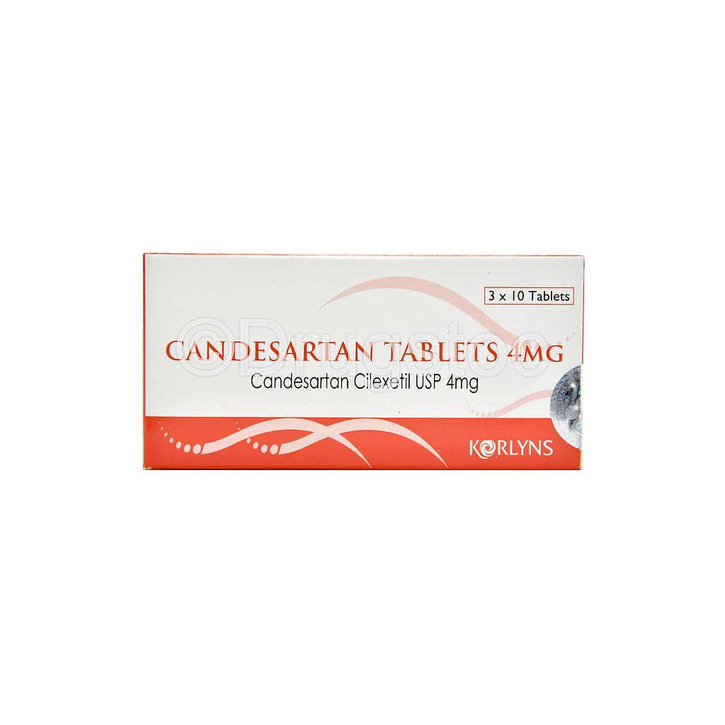 Korlyns Candesartan 4mg Tablets x 30''