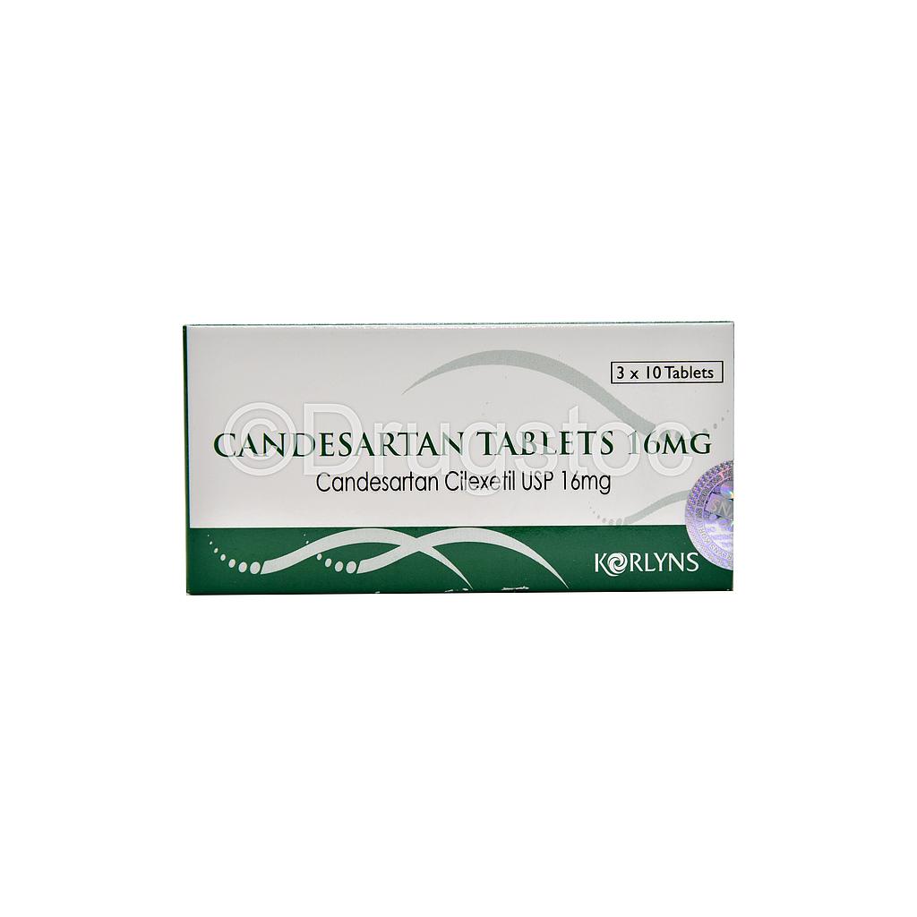 Korlyns Candesartan 16mg Tablets x 30''