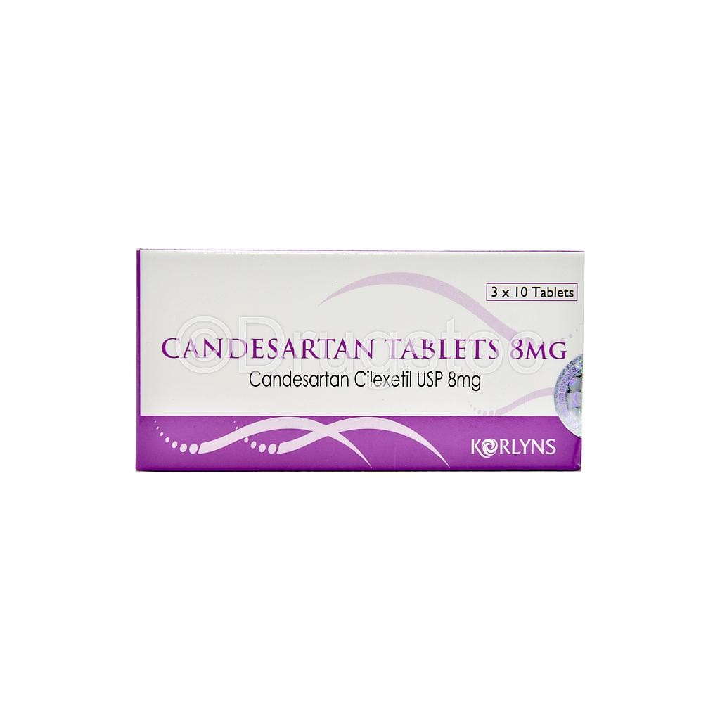 Korlyns Candesartan 8mg Tablets x 30''