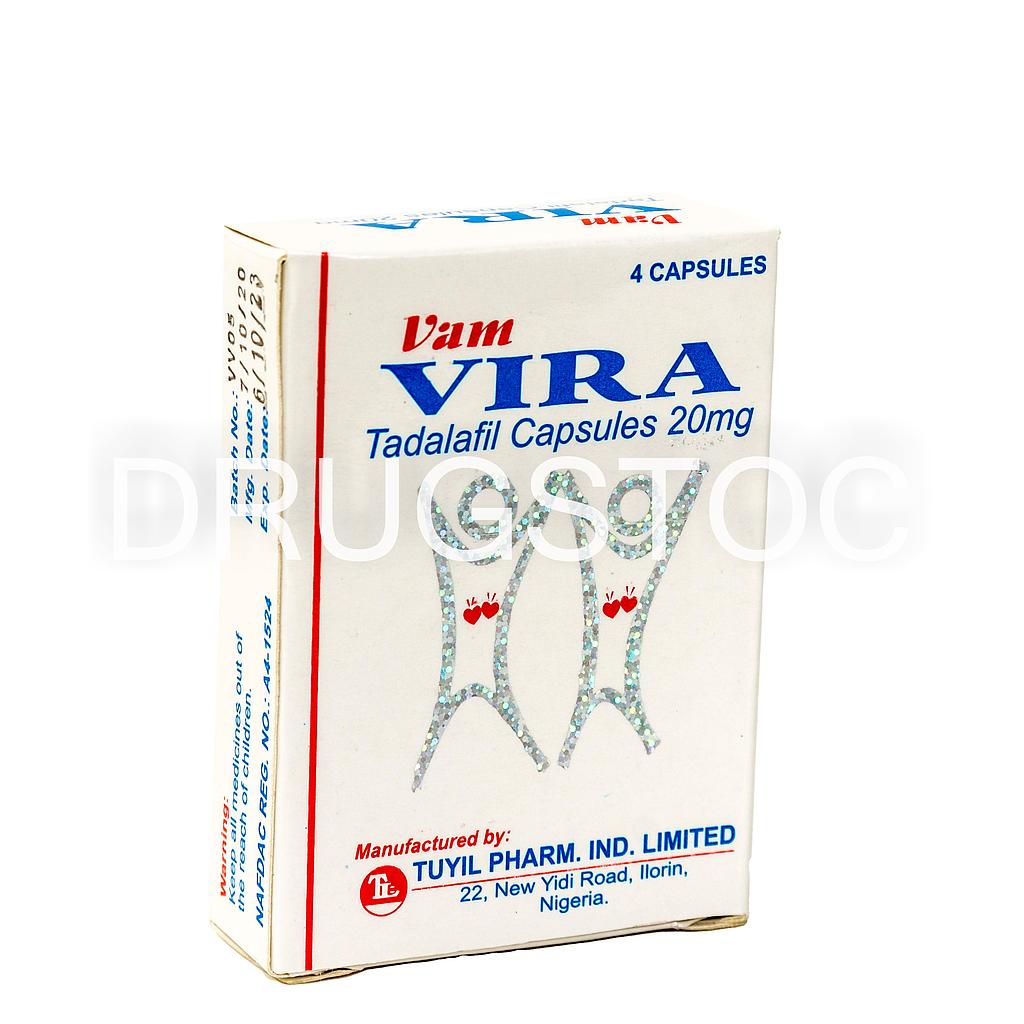 Vamvira 20mg Tablets x 4''