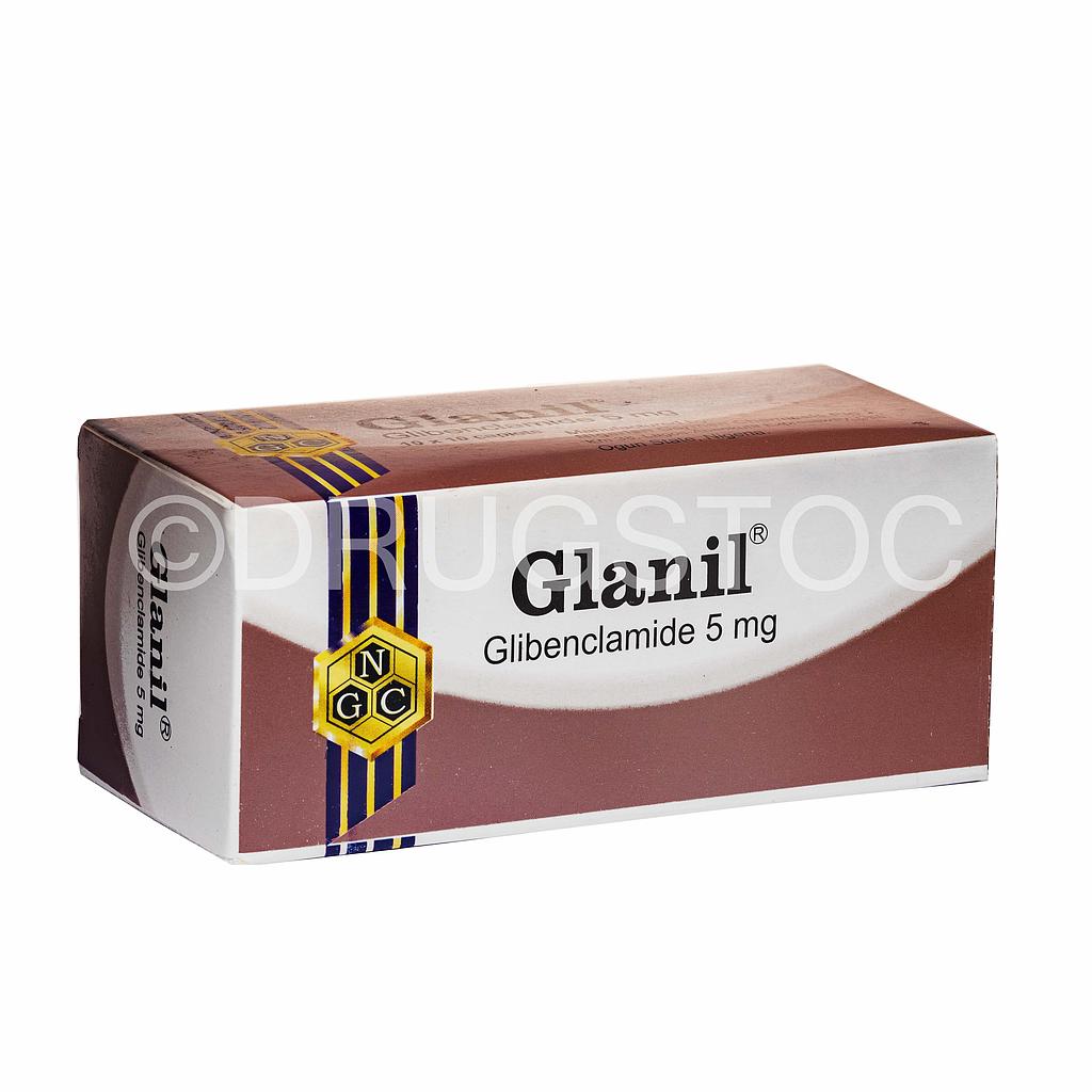 Glanil 5mg Tablets x 100''