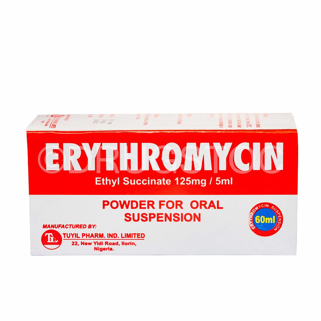 Tuyil Erythromycin Suspension 60mL