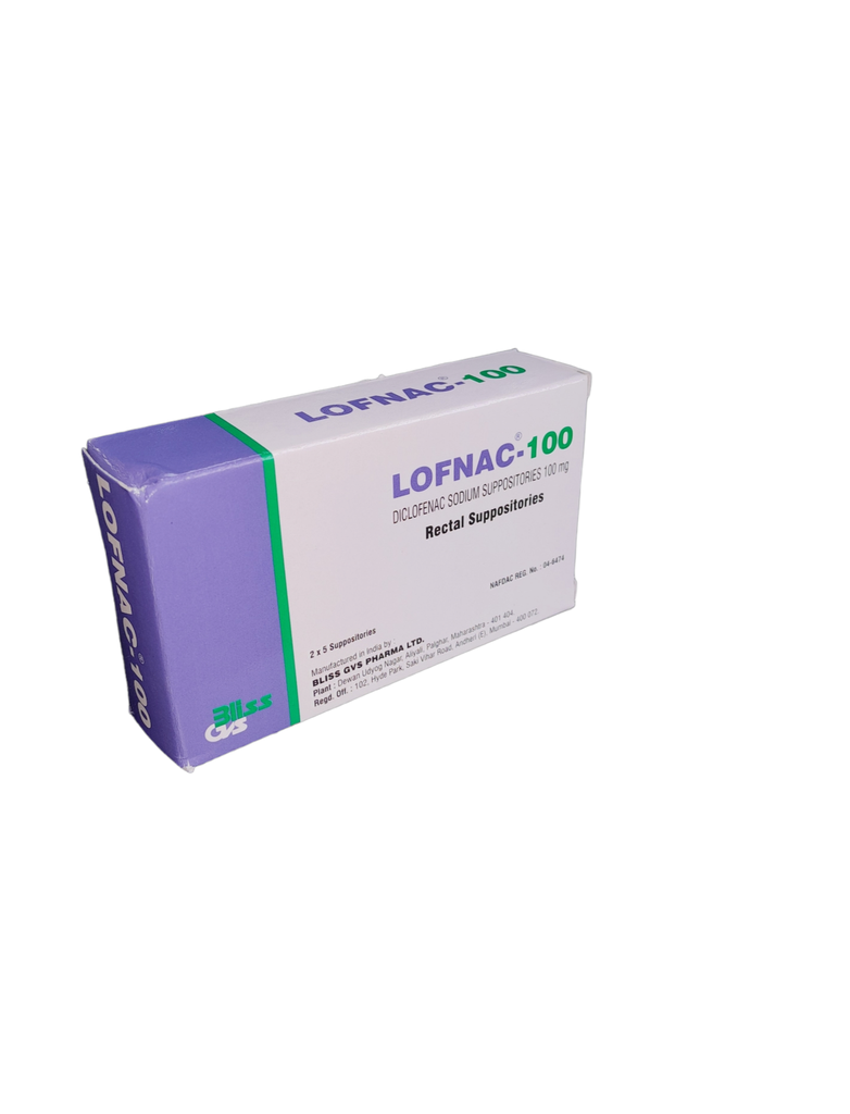 Lofnac 100mg Suppositories x 10'' 