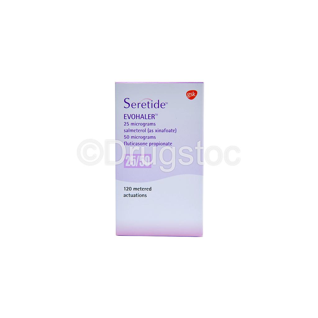 Seretide 25/50mcg (120 Doses) Evohaler x 1''