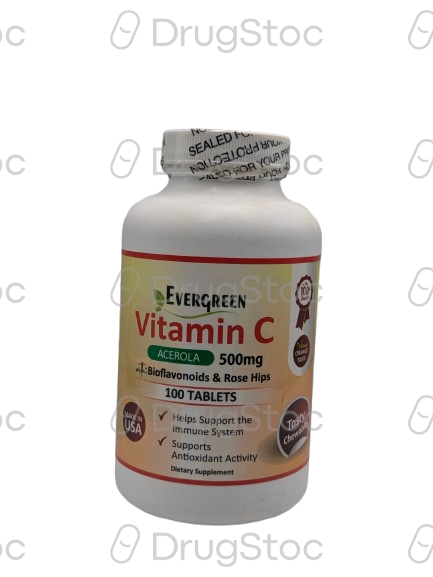 Evergreen Vitamin C 500mg X 100 (Cup)