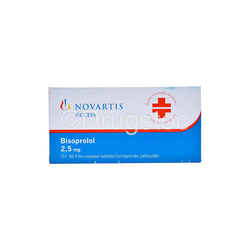 Novartis Bisoprolol 2.5mg Tablets x 30''