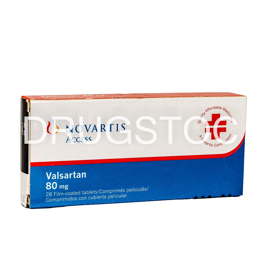 Novartis Valsartan 80mg Tablets x 28''